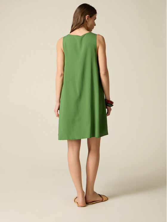 Oltre Oltre Vestito da giorno 7046J000912N005 Verde Regular Fit