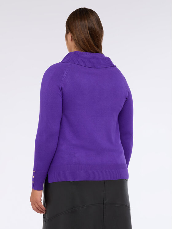 Fiorella Rubino Fiorella Rubino Cardigan M580L007952N029 Viola Regular Fit