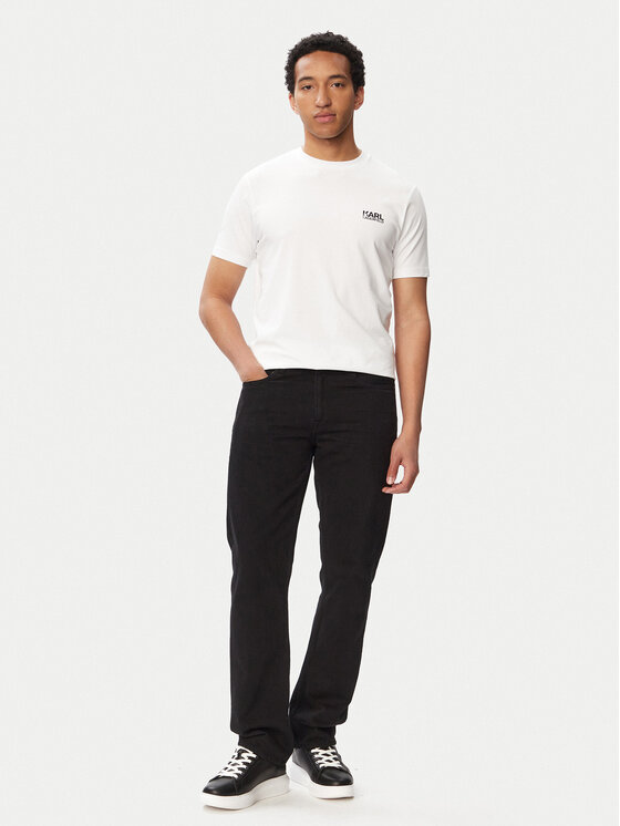 KARL LAGERFELD KARL LAGERFELD T-särk 755781 563235 Valge Regular Fit