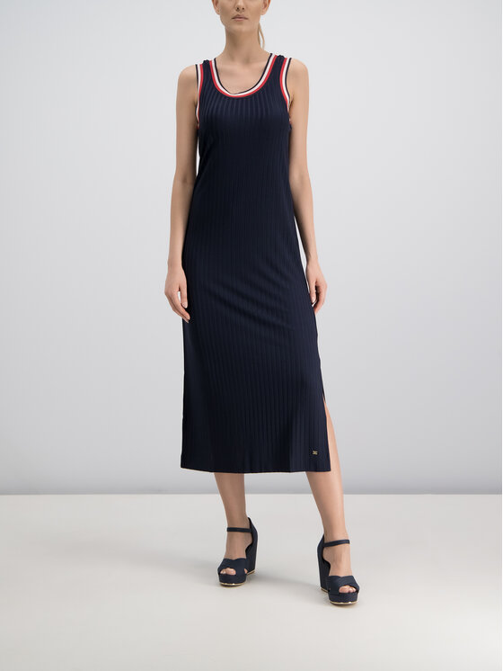 Tommy Hilfiger Tommy Hilfiger Ежедневна рокля Carmen WW0WW25367 Тъмносин Regular Fit