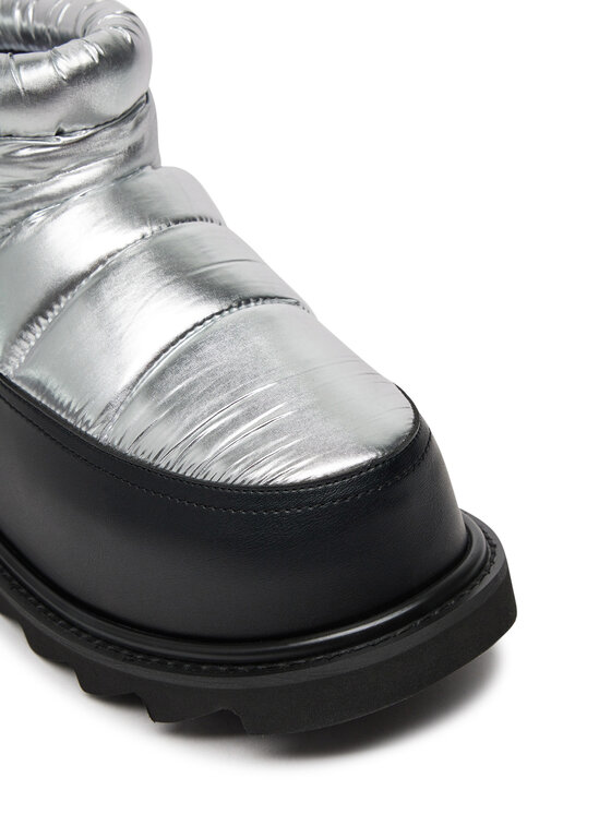 United Nude United Nude Botki Zembla Bubble Bootie 10884141190 Srebrny