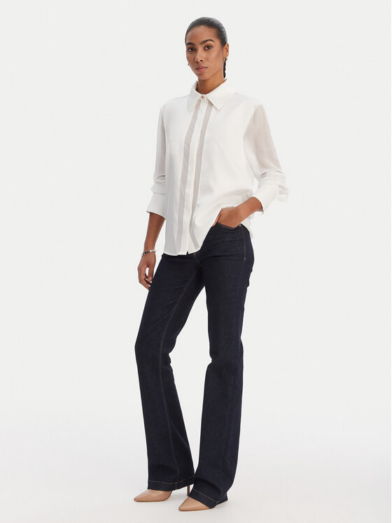 Fracomina Fracomina Hemd FY26ST6041W41201 Écru Regular Fit