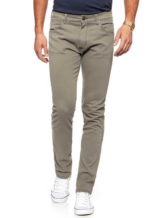 Wrangler Wrangler Pantaloni di tessuto LARSTON Verde Slim Fit