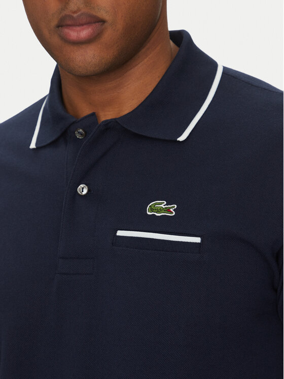 Lacoste Lacoste Polo majica PH9838 Mornarsko modra Classic Fit