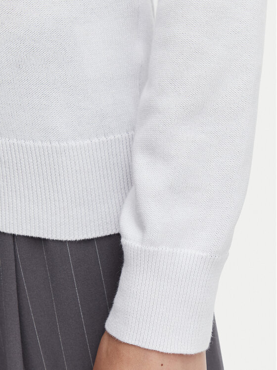 Beverly Hills Polo Club Beverly Hills Polo Club Sweter P-SS26W-M536563 Biały Regular Fit