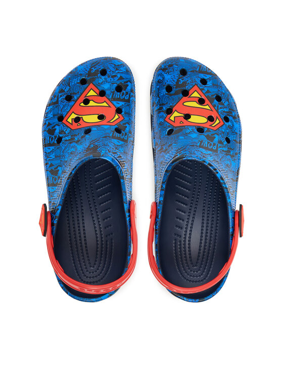 Crocs Crocs Klapki Superman Classic Clog 211131 Niebieski