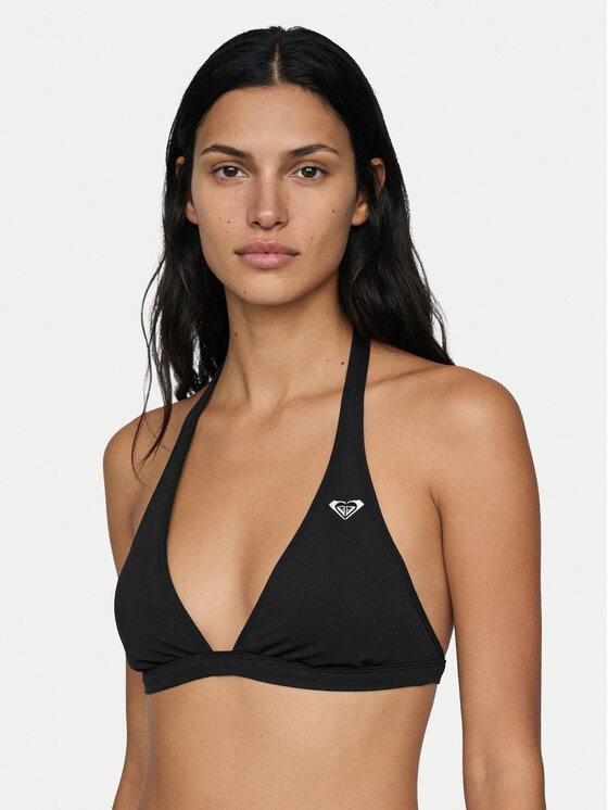 Roxy Roxy Vrchní část bikin Solid Essentials ERJX305689 Černá