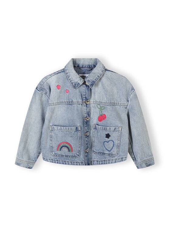 minoti minoti Kurtka puchowa 30JACKET100 Granatowy Regular Fit