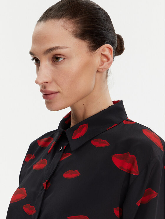 Morgan Morgan Cămașă 251-CKISS.F Negru Regular Fit