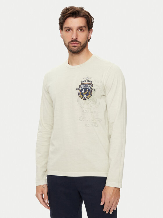 Aeronautica Militare Aeronautica Militare Hosszú ujjú 242TS2300J652 Bézs Regular Fit