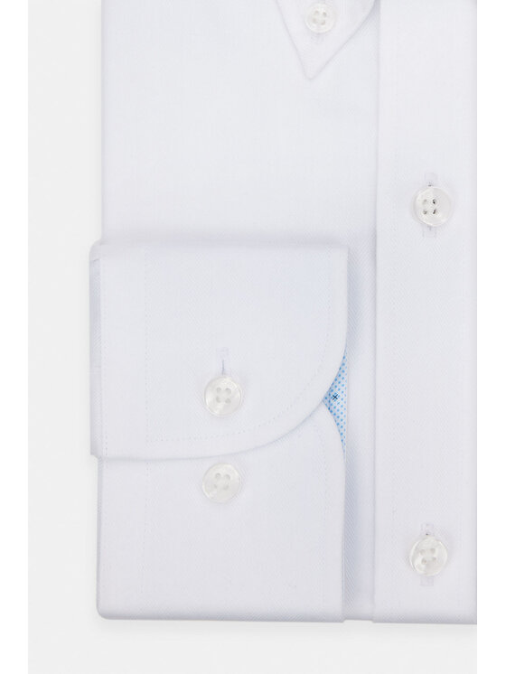 Lancerto Lancerto Koszula Crystal KO073123000030 Biały Slim Fit