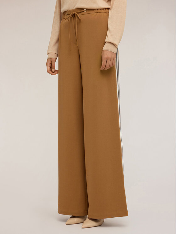 Motivi Motivi Pantaloni di tessuto P163W000817N012 Marrone Over Fit