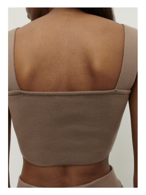 La Mania La Mania Top NEVER Marrone Active Fit