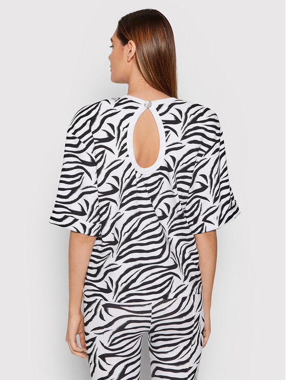 ROTATE ROTATE Bluse Fausta RT928 Weiß Regular Fit