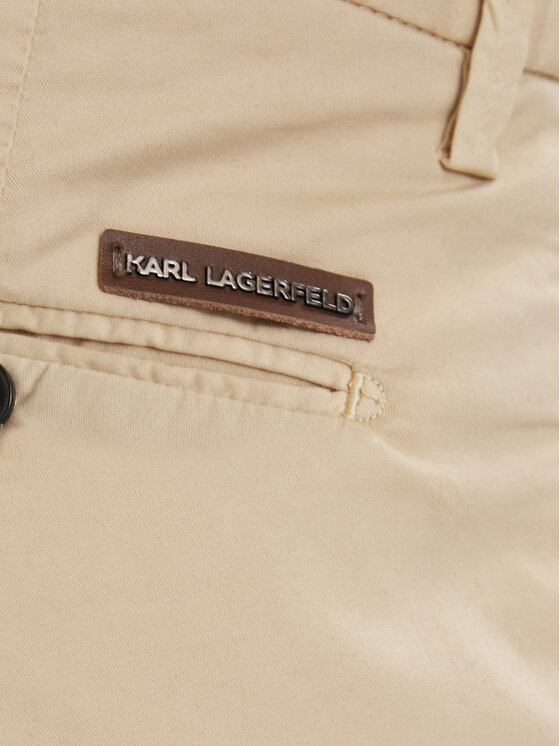 KARL LAGERFELD KARL LAGERFELD Шорти з тканини 265320 562802 Бежевий Regular Fit