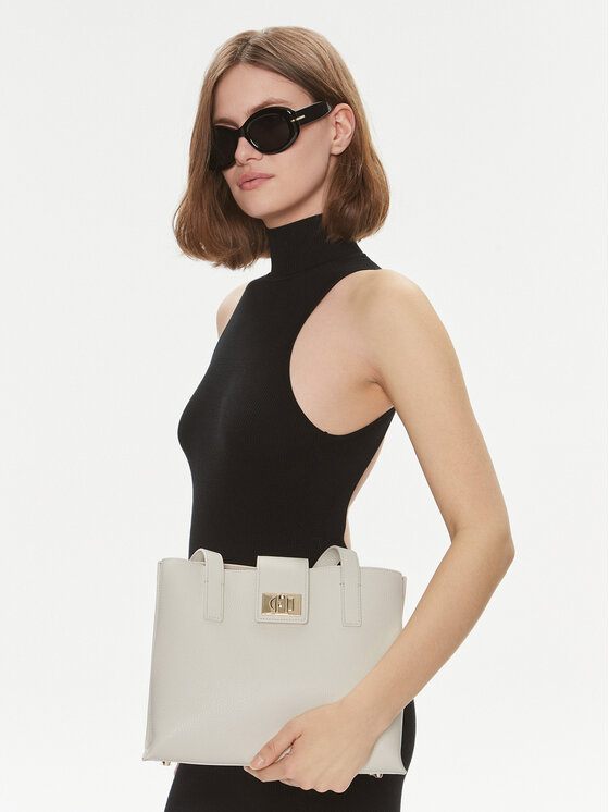 Furla Furla Ročna torba 1927 M Tote 28 Soft WB01098HSF0001704S1007 Bela