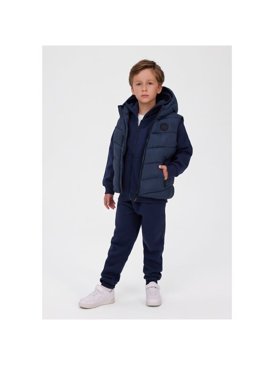 minoti minoti Kamizelka 33GILET504 Granatowy Regular Fit