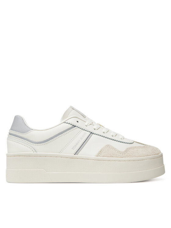 Sneakers Tommy Jeans The Greenwich Flatform EN0EN02807 Alb