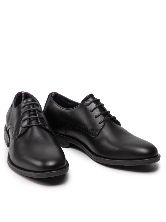 Tommy Hilfiger Chaussures basses Core Lth Lace Up Shoe FM0FM03955 Noir Modivo