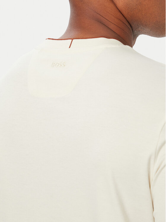 BOSS BOSS Marškinėliai C-Thompson 50575011 Kreminė Regular Fit