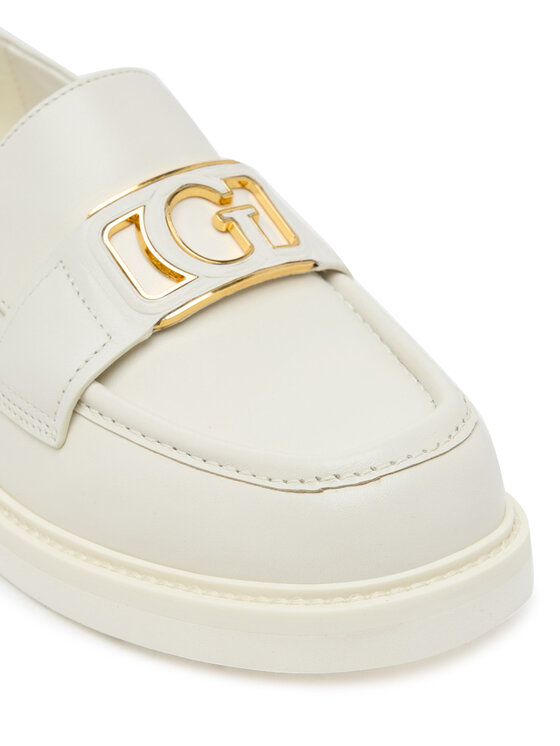 Guess Guess Loafersy FLPSHU LEA14 Écru