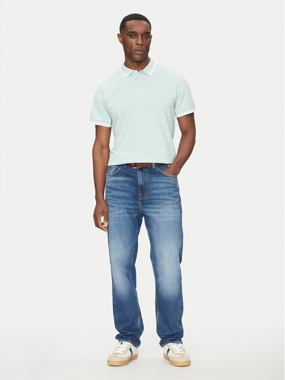 Guess Guess Polo M2GP34 KARS0 Zielony Regular Fit