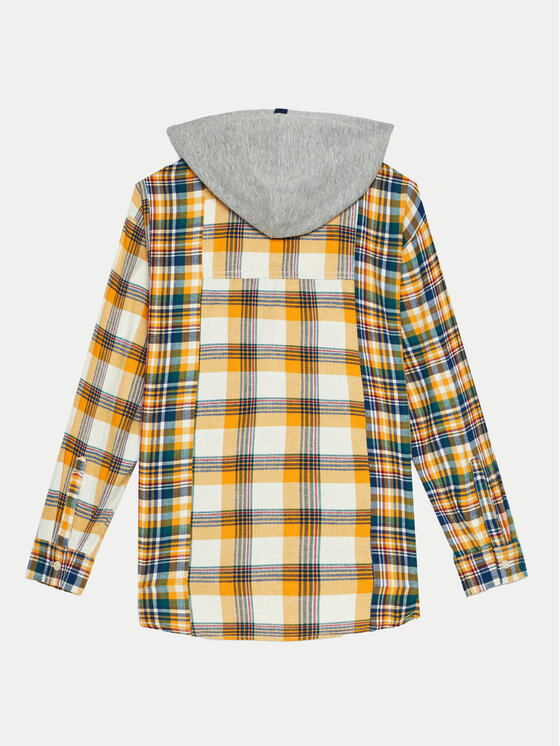 United Colors Of Benetton United Colors Of Benetton Prehodna jakna 5U7ECQ038 Rumena Regular Fit