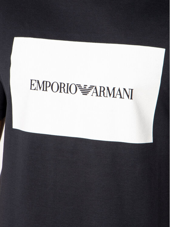 Emporio Armani Emporio Armani Marškinėliai 3H1TD0 1J30Z 0924 Tamsiai mėlyna Regular Fit