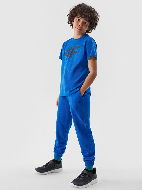 4F 4F Teplákové nohavice 4FJWSS24TTROM591-36S Modrá Reglan Fit