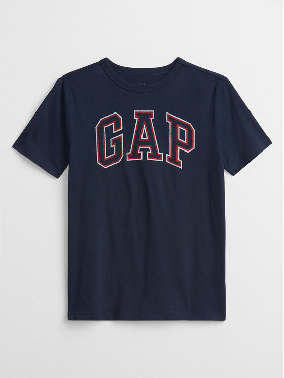 Gap T-krekls 473269-03 Tumši zils Regular Fit