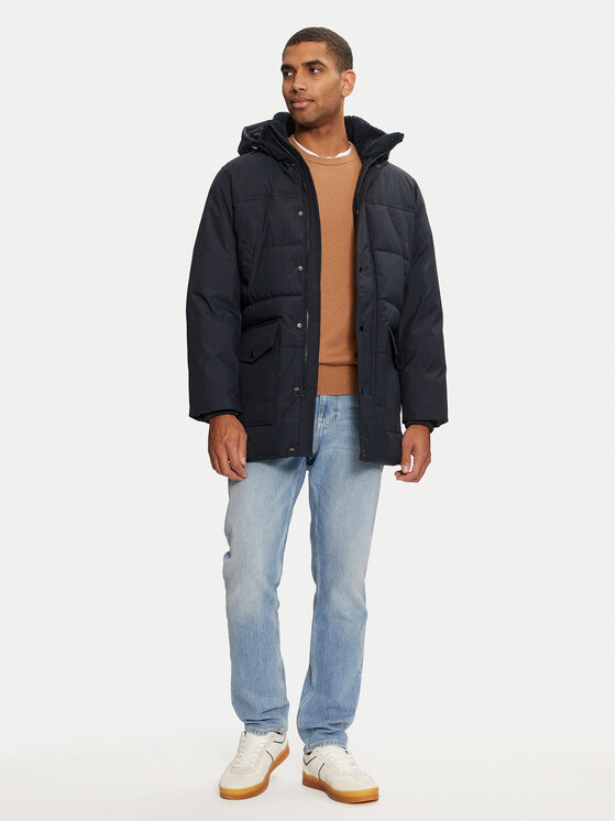 Tommy Hilfiger Tommy Hilfiger Ziemas jaka Rockie MW0MW36593 Tumši zils Regular Fit