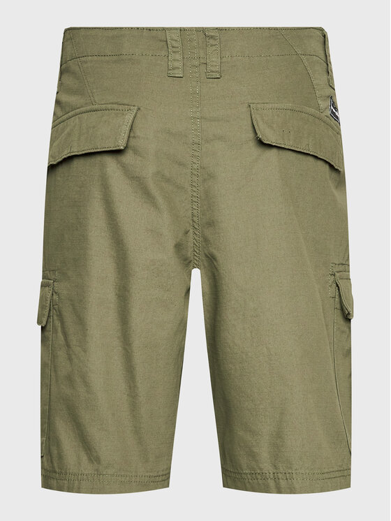 Volcom Volcom Auduma šorti March A0912302 Zaļš Regular Fit