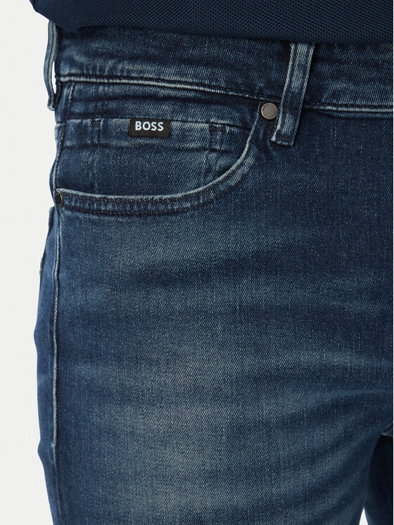 BOSS BOSS Jeansy C-Delaware 50564359 Granatowy Slim Fit