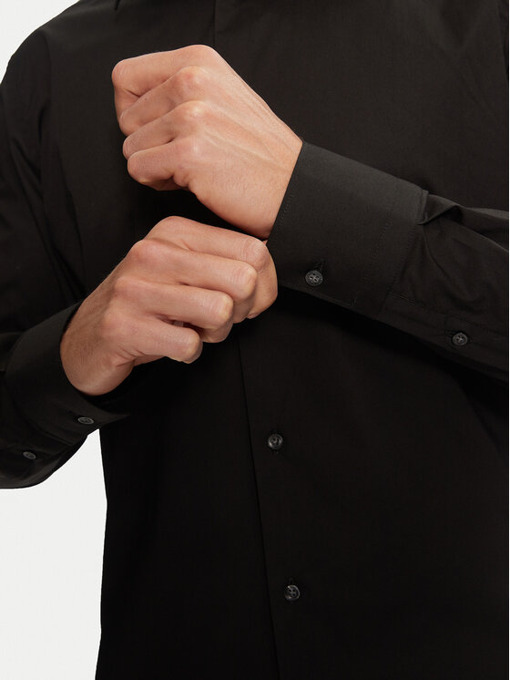 Liu Jo Liu Jo Koszula QXX007 T2662 Czarny Slim Fit