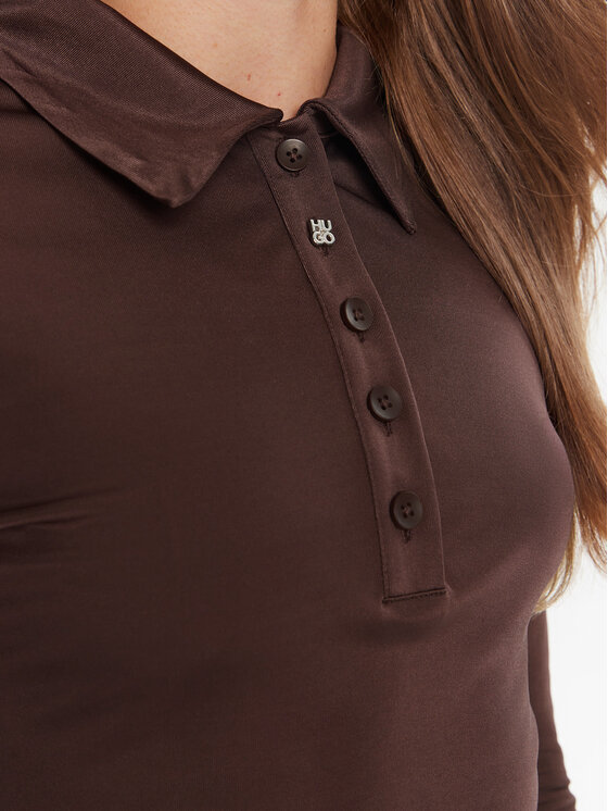 HUGO HUGO Bluse Darosevil 50543100 Braun Regular Fit