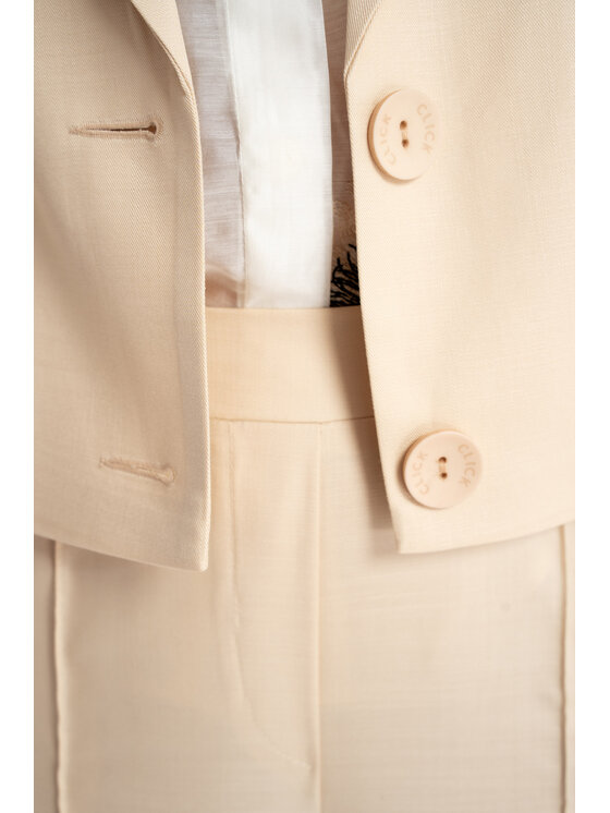 CLICK CLICK Σακάκι 70-900 Μπεζ Regular Fit