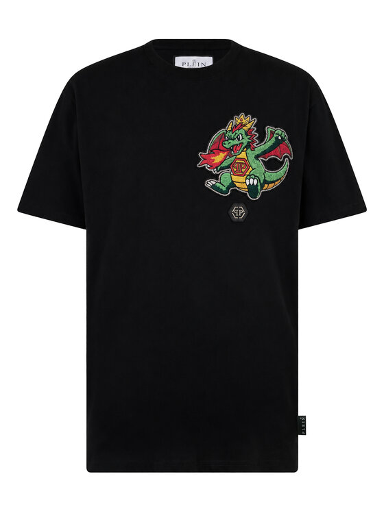 PHILIPP PLEIN PHILIPP PLEIN T-Shirt 31374 Černá Regular Fit