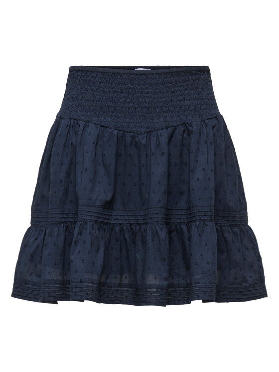 ONLY ONLY Mini suknja Katti 15376205 Tamnoplava Regular Fit