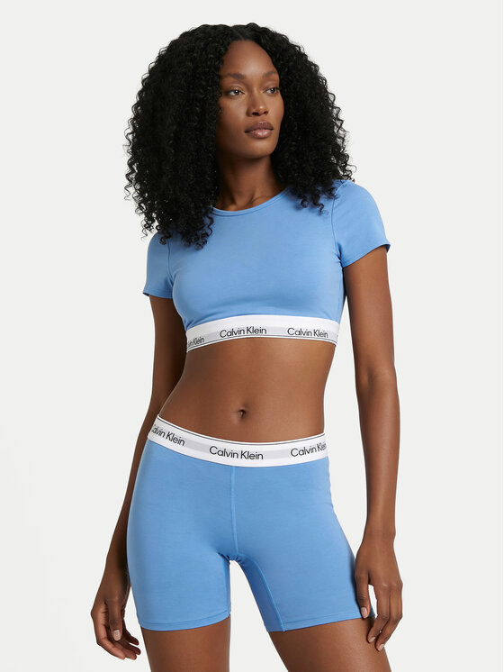 Calvin Klein Underwear Calvin Klein Underwear Boxeri LV00QF8528 Albastru celest