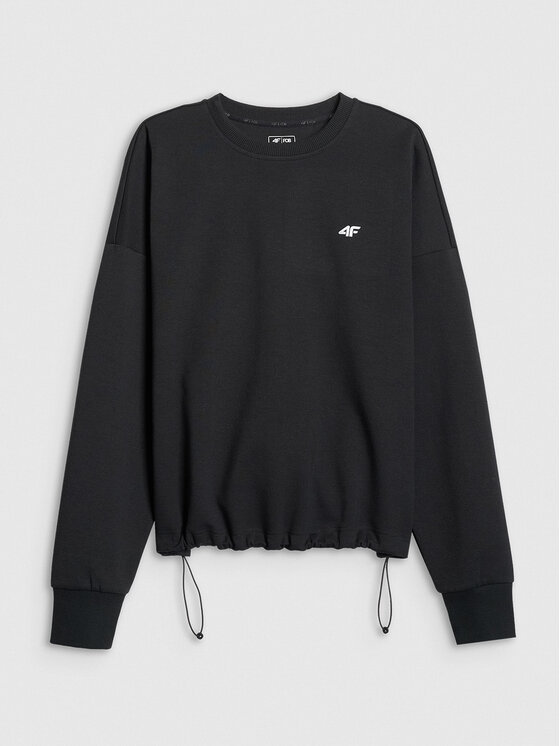 4F 4F Bluza FOB Czarny Loose Fit