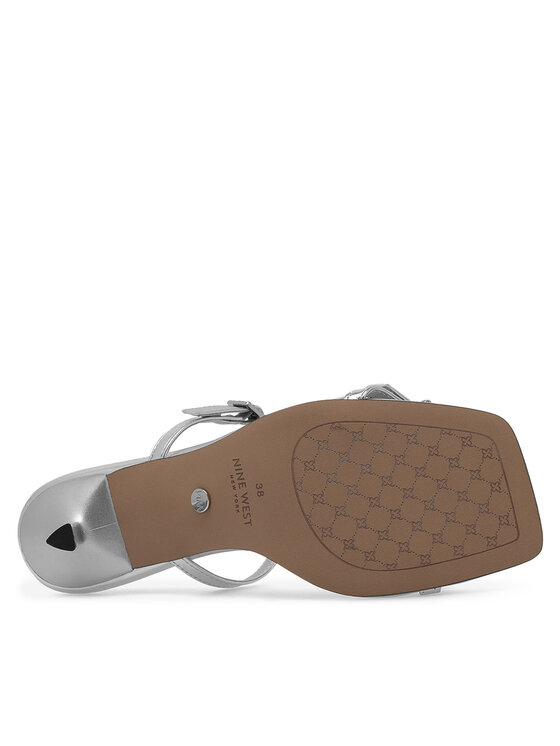 Nine West Nine West Klapki ZL23005-1CC Srebrny