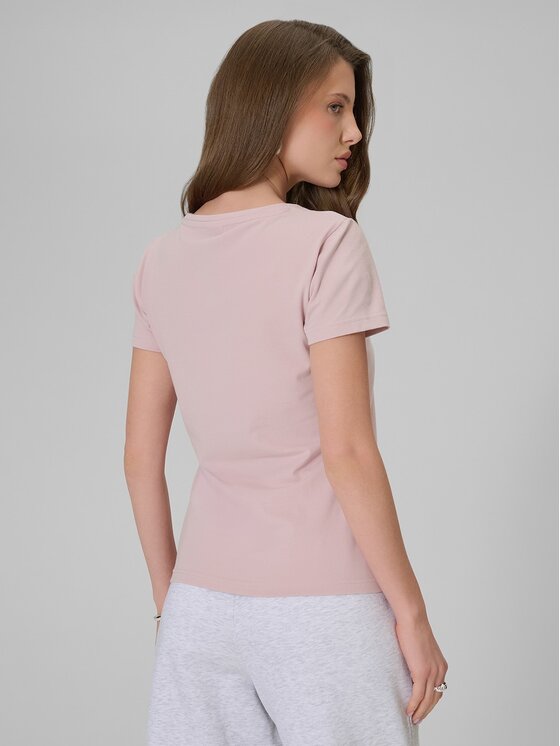 4F 4F T-shirt 4FRSS26TTSHF3628-56S Rosa Slim Fit