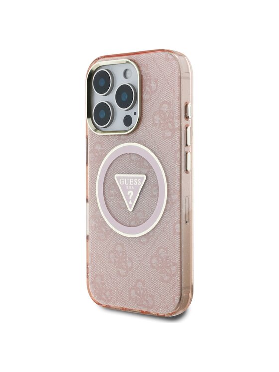 Guess Guess Etui na telefon Apple iPhone 16 Pro Max Różowy