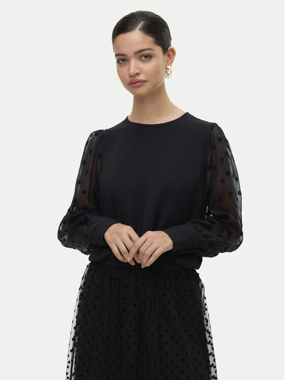 Vero Moda Vero Moda Halenka Alva 10337474 Černá Regular Fit