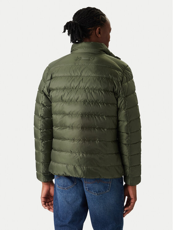 Gant Gant Pehelykabát 7006526 Zöld Regular Fit