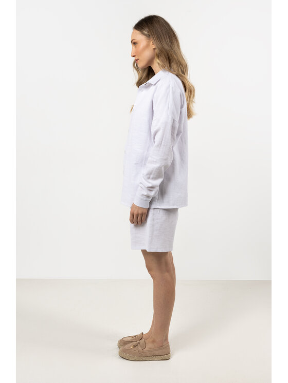 Awama Awama Koszula A724 Biały Basic Fit