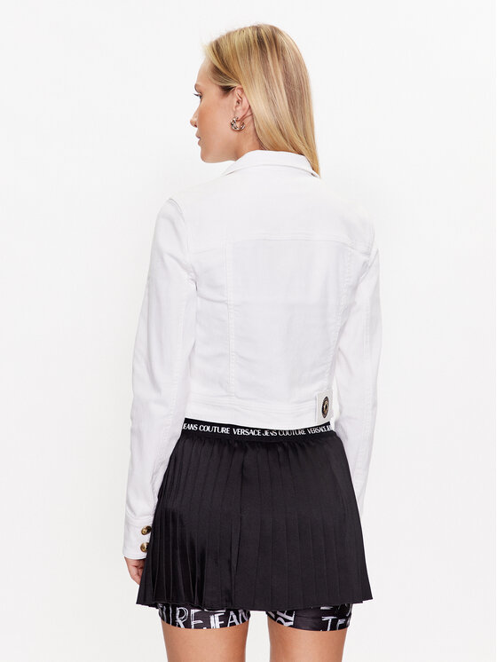 Versace Jeans Couture Versace Jeans Couture Джинсова куртка 74HAS404 Білий Regular Fit