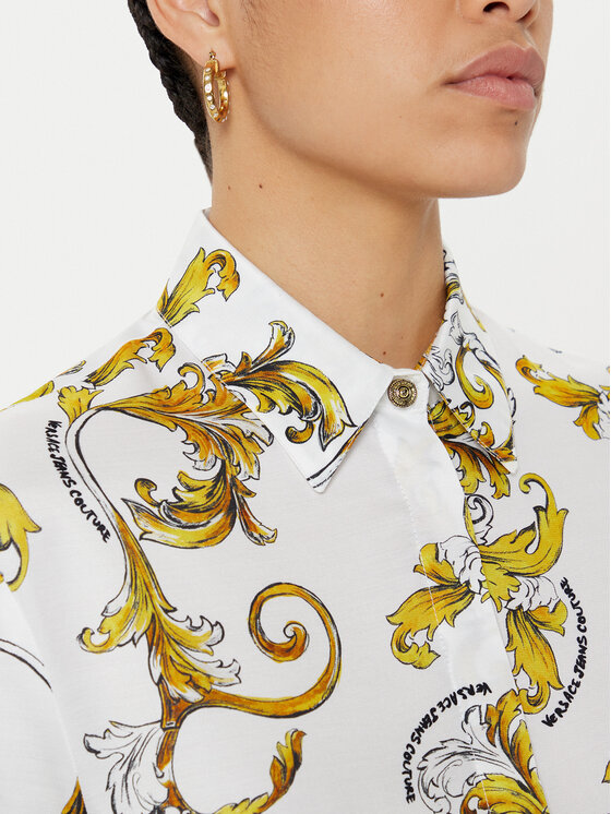 Versace Jeans Couture Versace Jeans Couture Srajca 78HAL222 Bela Relaxed Fit