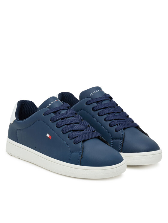 Tommy Hilfiger Tommy Hilfiger Snīkeri Low Cut Lace-Up T3X9-34073-1355X S Tumši zils