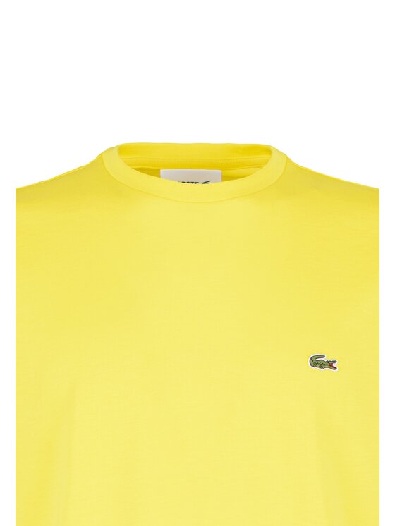 Lacoste Lacoste T-shirt 3617073925764 Giallo Regular Fit